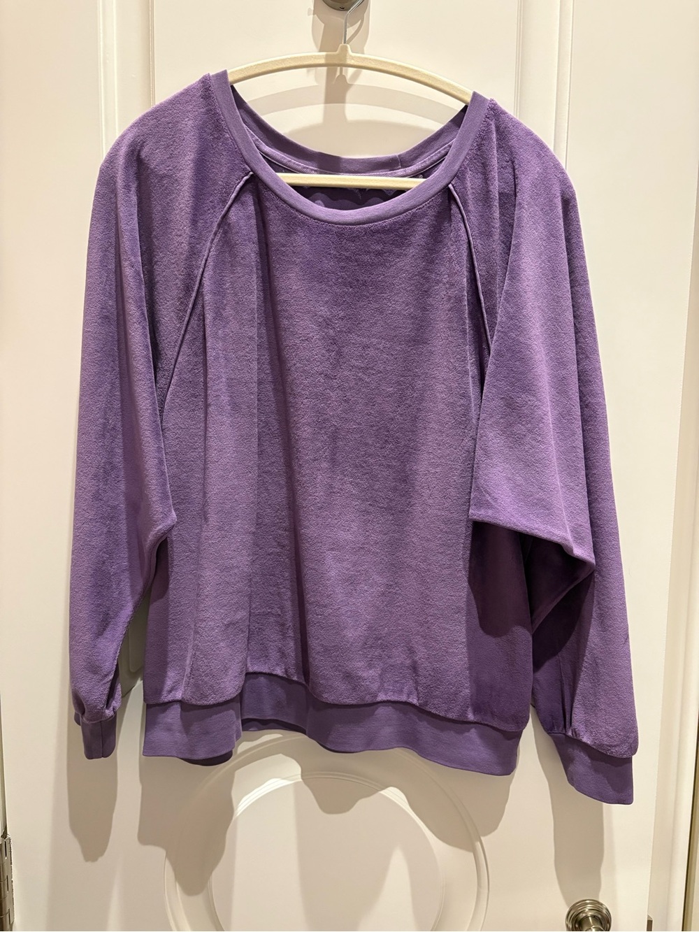 Suzie Kondi Purple Crewneck Sweatshirt